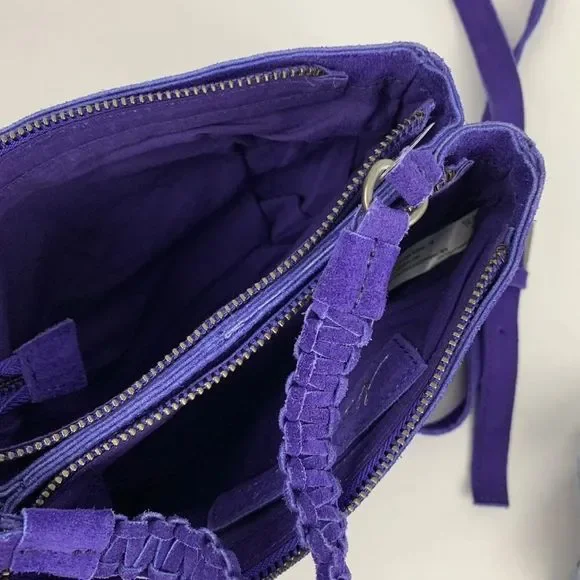 NWOT Free People Cody Crossbody Handbag Purple
Suede Double Zip Purse Bag $78. - Picture 8 of 12
